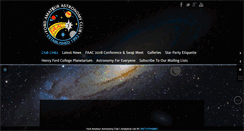 Desktop Screenshot of fordastronomyclub.com